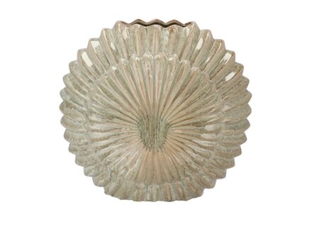 Sifan Green vase oval 39x16x39