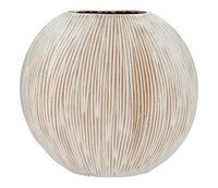 SIFAN WHITE VASE OVAL 24X10X23CM