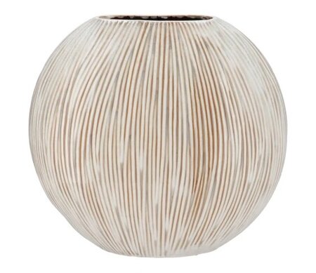 SIFAN WHITE VASE OVAL 32X13X31CM