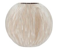 SIFAN WHITE VASE OVAL 41X16X39CM