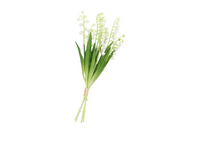 SILK CONVALLARIA WHITE 4 BOUQUET 37CM