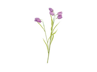 SILK FRITILLARY FLOWER PURPLE SINGLE STEM 58CM