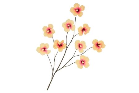 SILK HIBISCUS PEACH 125CM