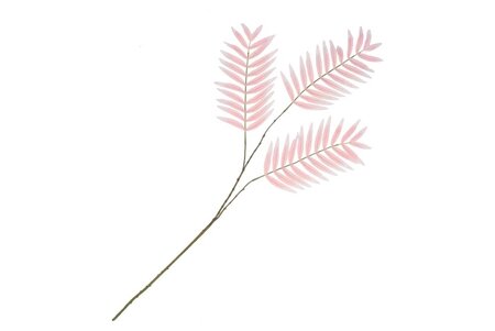 SILK PALM LEAF LIGHT PINK 87CM