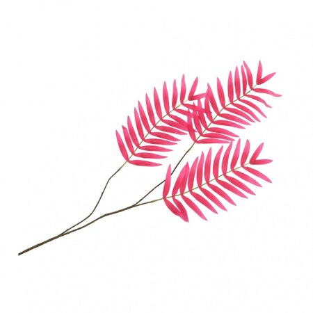 SILK PALM LEAF PINK 87CM