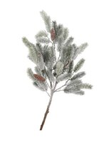 SILK PINE WITH CONE AND SNOW 102CM