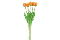 SILK TULIP ORANGE 43CM