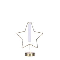 Singleflowr d21.5h27.5cm goud bo