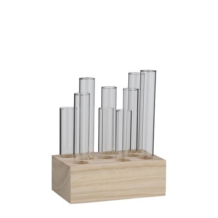 Singleflwr louise l16h20cm trnsprnt