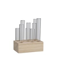 Singleflwr louise l16h20cm trnsprnt