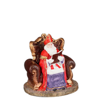 Sint op troon l6b5.5h7cm