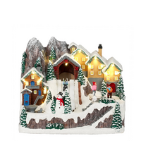 Ski scenery bo l26b18h21cm