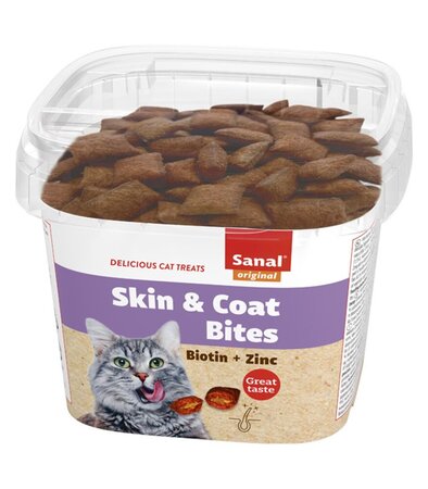 Skin & coat bites cups 75g
