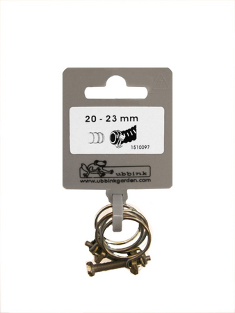 Slangklemmen verzinkt 20 - 23mm - afbeelding 1