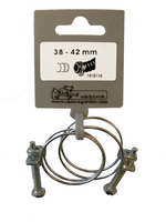 Slangklemmen verzinkt 38 - 42mm