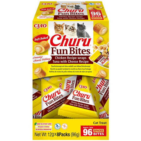 Snack ciao churu fun kip&tonijn&ks 8x12g