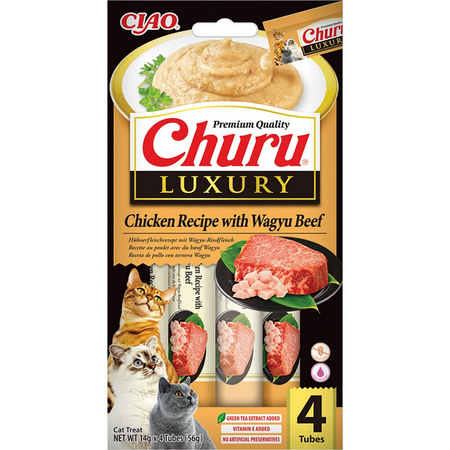 Snack ciao churu lux kip&wagyu 4x14g
