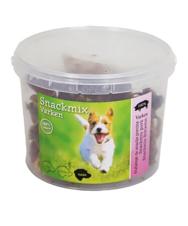 Snackmix varken 500g emmer