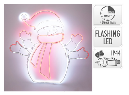 SNEEUWMAN SLANGVERLICHTING