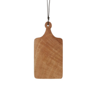 Snijplank l19.5b9.5h19.5cm bruin