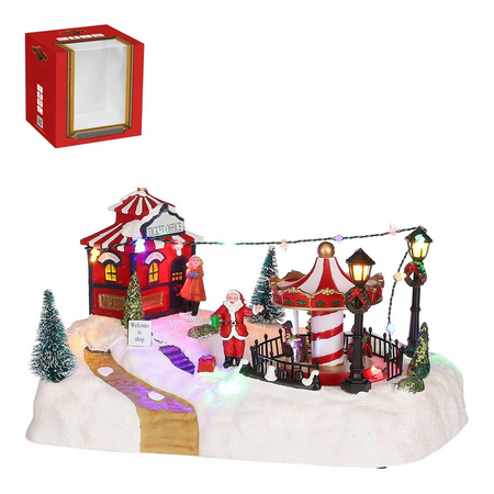 Snw scnry wth crsl bo l28b18.5h15cm