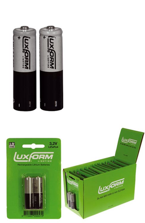 Solar batterij 600mah 3.2v aa 2st - afbeelding 1