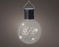 Solar bulb d7.8h11.2cm 4l transprnt