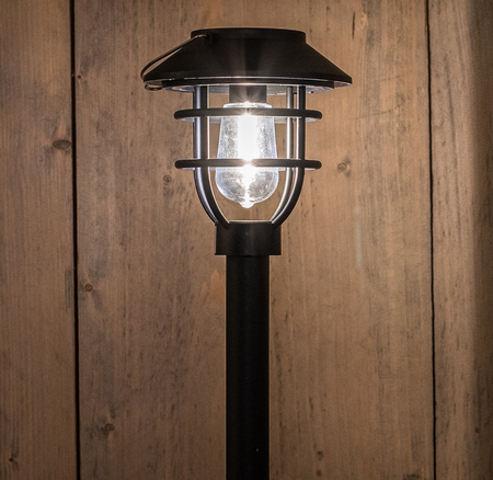 Solar fakkel 8x37cm zwart