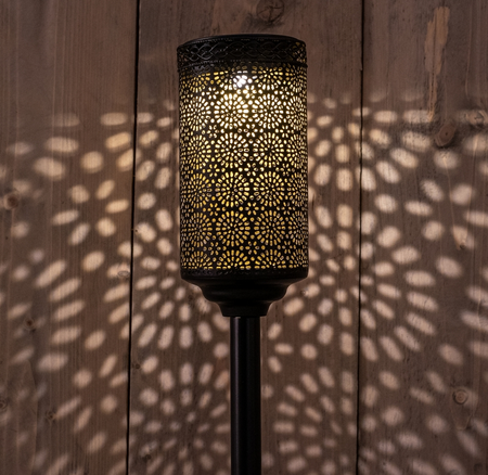 Solar fakkel zwart d9h60cm