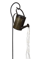 Solar gieter led 23.5x10x15cm zwart