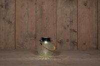 Solar glas d10.5h12.5cm helder