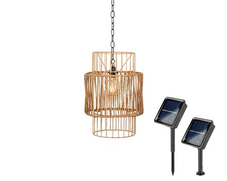 Solar hang light l28b28h39cm ntrl