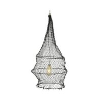 Solar hanging light d38h80cm zwart