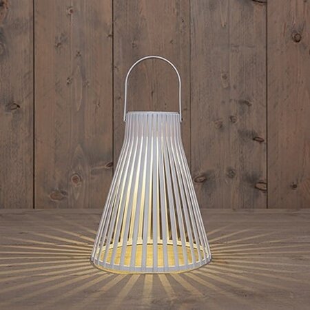 Solar hanglamp 24x20cm wit