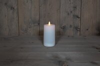 Solar kaars bw vlam wit d8h14cm