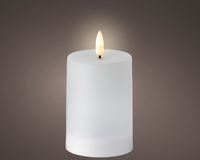 Solar kaars d7.5h10cm-1l wit