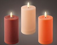 Solar kaars d7.5h12.5cm-1l a3