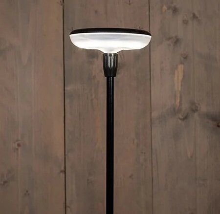 Solar lamp bewegend licht zwart