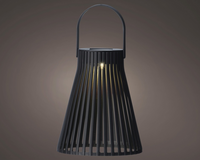 Solar lantaarn d14.5h18.5cm 1l zwrt