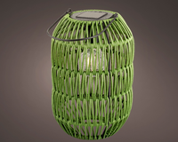 Solar lantaarn d16h24.5cm-1l groen