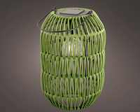 Solar lantaarn d16h24.5cm-1l groen - afbeelding 2