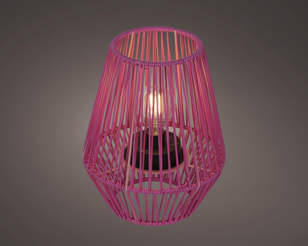 Solar lantaarn d20h25cm-1l rz/wwit