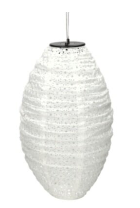 Solar lantaarn d23h38cm-1l koel wit