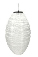 Solar lantaarn d23h38cm-1l koel wit