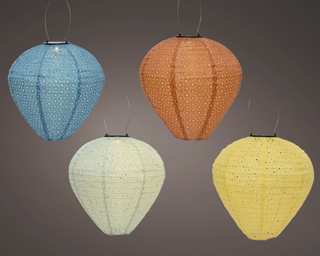 Solar lantaarn d30h28cm 1l wwit a4