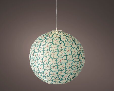 Solar lantaarn d40h35cm 1l grn/wwit