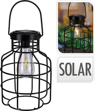 SOLAR LANTAARN METAAL DIA20XH2