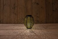 Solar lantaarn zwart d19.5h23.5cm