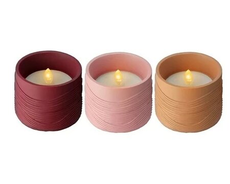 Solar ledvlamschaal d10h8cm -1l a3