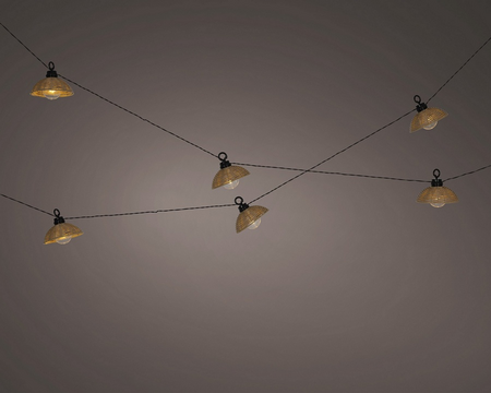 Solar partylight 250cm 6l ntrl/wwit